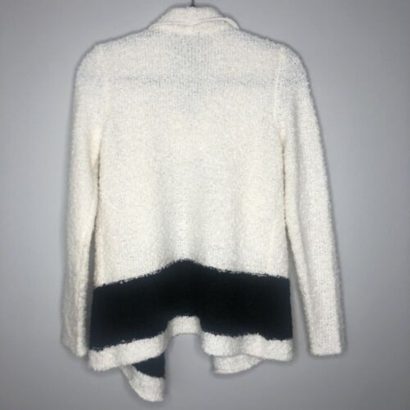 Lauren Ralph Lauren Women's‎ Medium White Long Sleeve Cardigan Duster Sweater - Picture 2 of 3